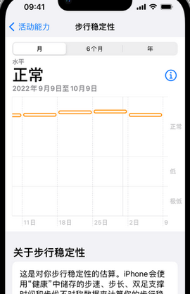 盘龙iPhone手机维修如何在iPhone开启'步行稳定性通知'