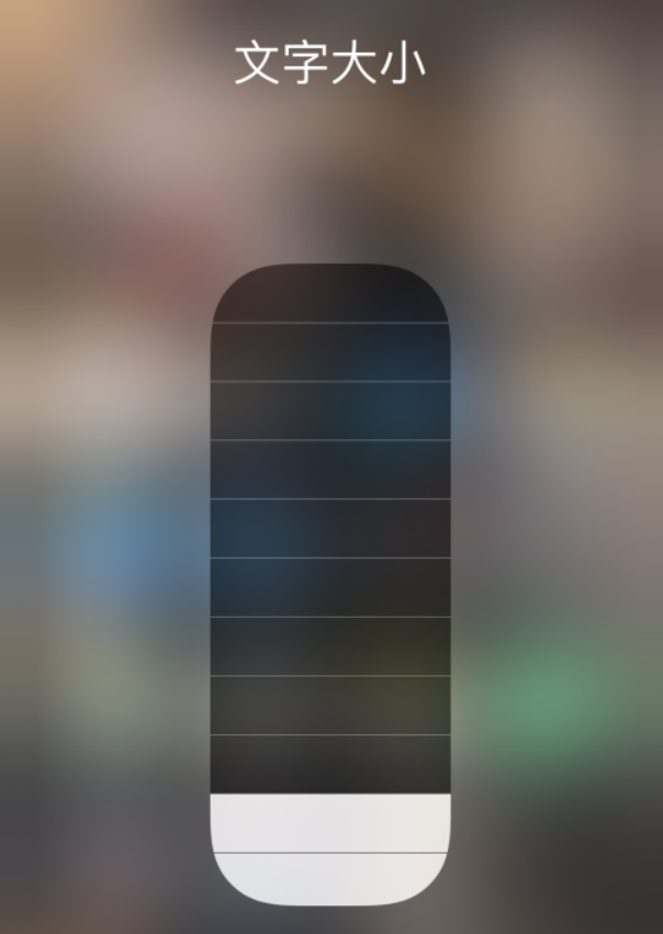 盘龙苹果手机维修分享小技巧：在 iPhone 控制中心快速调节字体大小 