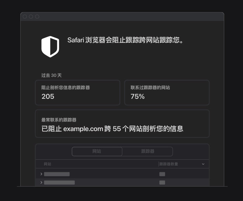 盘龙苹果手机维修分享如何在 Safari 浏览器中查看和打开隐私报告 